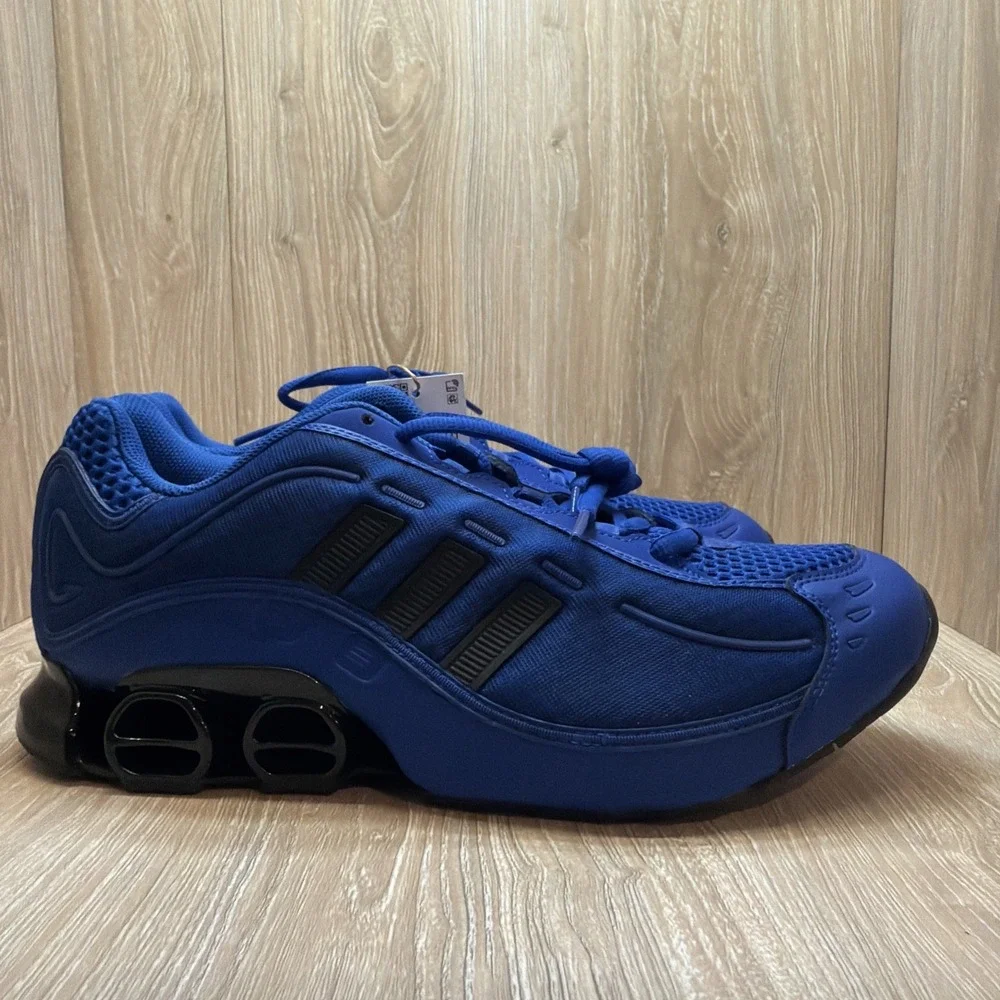 adidas Megaride O1 Lace Up Blue Sneakers Casual Shoes Men's Sz 12 JR3672